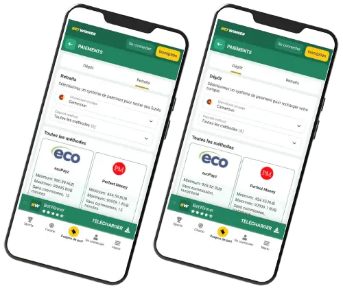 Déposer et retirer son argent au Cameroun Betwinner