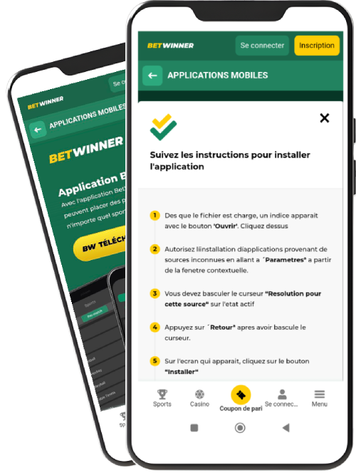 Ce que permet de faire Betwinner mobile sur Android